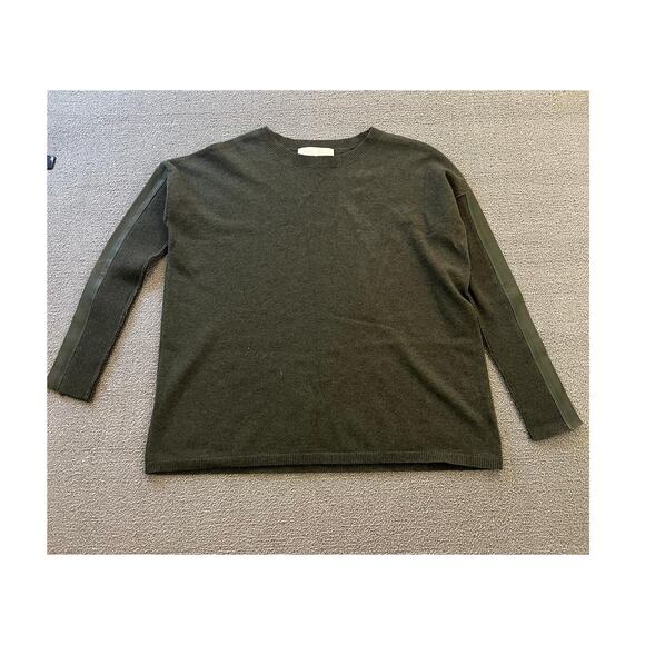 Brochu Walker Womens S Olive‎ Green Long Sleeve Knit Sweater Top - Picture 1 of 14